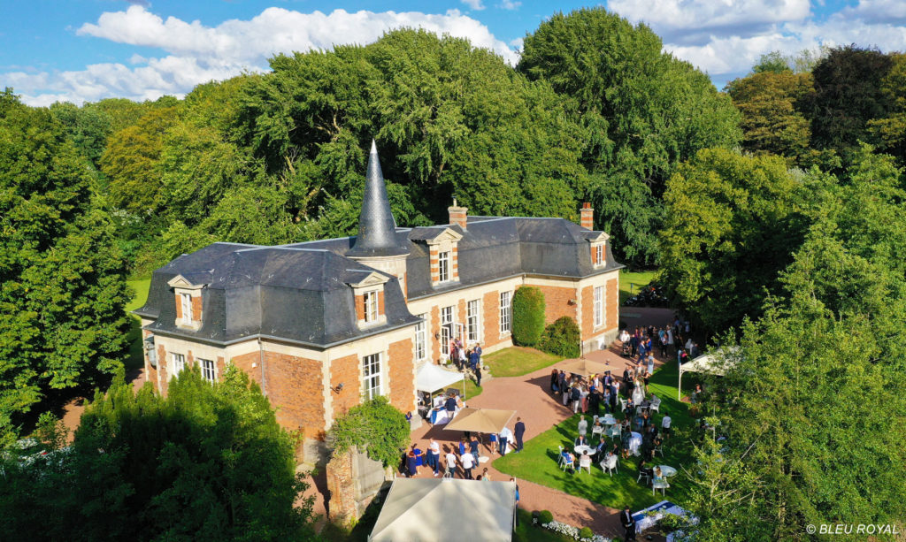 photo drone chateau premesques - Vidéo mariage Nord