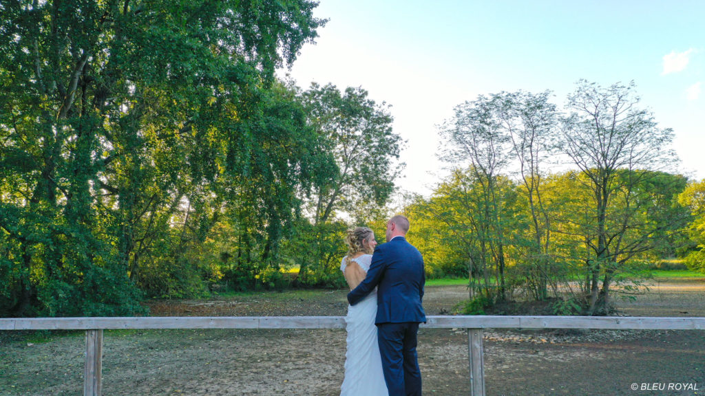 photo drone mariés parc - Vidéo mariage Nord