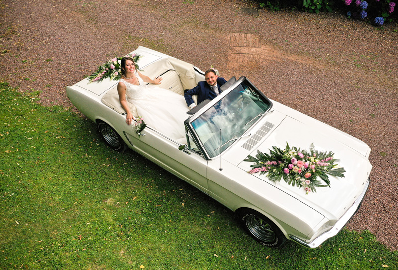 voiture collection videaste mariage nord bleu royal
