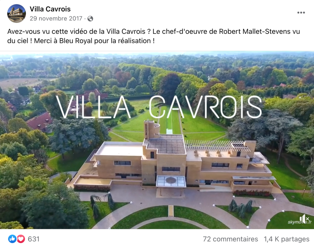 Vidéo villa Cavrois par Bleu Royal